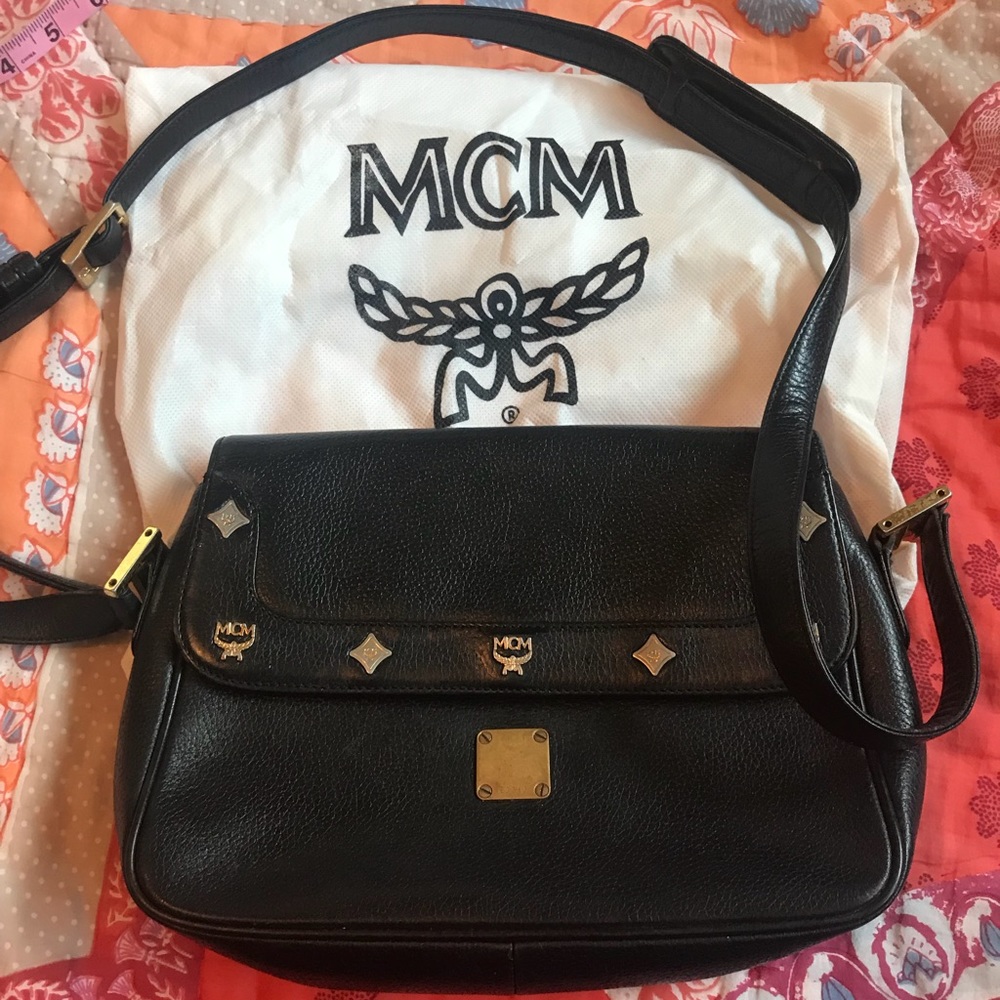 Priced to sell! Vintage MCM bag with gold hardware